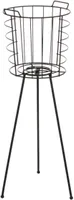LILLEPOTT ESSENTIAL MIDAR KORV Ø25X66CM MUST