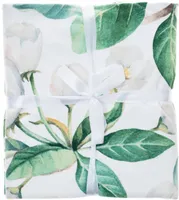 PLEED 4LIVING APPLE FLOWER 140X160CM POLÜESTER VALGE/ROHELINE