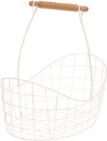 SISUSTUSKORV 4LIVING SARAH SANGAGA 39,5X25X38CM VALGE