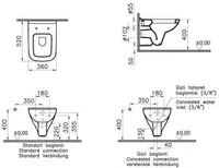 WC-SEINAPOTT VITRA S20 SUJUVALT SULGUV PRILL-LAUD