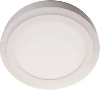 ALLVALGUSTI 18W+6W LED ÜMAR VALGE PINNAPEALNE 3000K+4100K