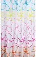 DUŠIKARDIN DUSCHY SIMPLE FLOWERS 628-63 180X200CM POLÜESTER