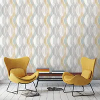 TAPEET PERSPECTIVES PP3701 KOLLANE/SININE MUSTER