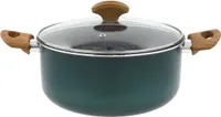KASTRUL KLAASKAANEGA DOMO GREEN WOOD 20CM