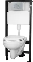 WC-RAAMI KOMPLEKT AQUALINE 1265X510MM POTT, KLAHV, VAIKSELT SULGUV PRILL-LAUD