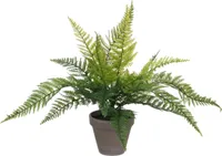 KUNSTLILL MICA DECORATIONS SÕNAJALG 40CM POTIS Ø11,5CM ROHELINE/HALL