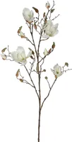 KUNSTLILL MICA DECORATIONS MAGNOOLIA 109CM VALGE