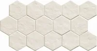KERAAMILINE PLAAT REALONDA MUSE HEX VALGE 26,5X51CM 0,95M² PAKIS