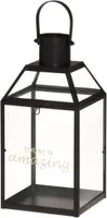 LATERN TODAY IS AMAZING 15,5X15,5X31,5CM MUST