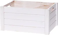 PUIDUST SISUSTUSKAST 4LIVING 36X26X18CM VALGE