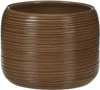 ÜMBRISPOTT MICA DECORATIONS NINA Ø16X13CM PRUUN
