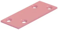 PLAAT ARRAS 60X25X2MM FERS. ROOSA