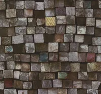 TAPEET DUTCH WALLCOVERINGS NON WOVEN WOODBLOCKS PRUUN 42101-10