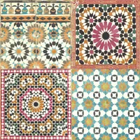 TAPEET DUTCH WALLCOVERINGS BOTANICAL TILES BA2504