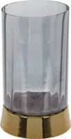 TEEKÜÜNLA ALUS Ø9,5X15CM METALL/KLAAS SININE