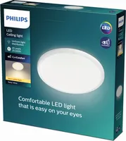 PLAFOON PHILIPS TWIRLY 12W LED 1200LM 2700K VALGE