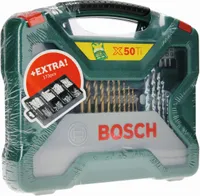 PUURIDE JA OTSIKUTE KOMPLEKT 50-OSA + 173-OSA EHITUSTARVIKUID BOSCH