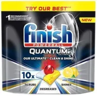 NÕUDEPESUMASINA TABLETID FINISH QUANTUM ULTIMATE LEMON, 10TK PAKIS