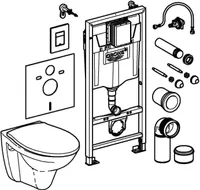 WC-RAAM SEINAPOTIGA GROHE BAU CERAMIC 4-IN-1