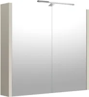 PEEGELKAPP RB BATHROOM JOY LED 73,2X12X65CM TAUPE