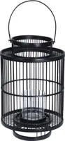LATERN BAMBUS 24X51CM MUST