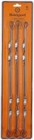 GRILLIMISVARDAD BÄKKJARD V KUJULISED 6TK, 45CM/1,4MM