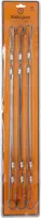 GRILLIMISVARDAD BÄKKJARD V KUJULISED 6TK, 60CM/1,4MM