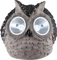 PÄIKESEPATAREIGA VALGUSTI OWL 2 X VALGE LED