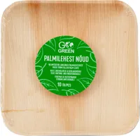 PALMILEHEST TALDRIK GO GREEN 15X15CM 10TK PAKIS