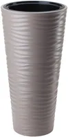 LILLEPOTT FORM-PLASTIC DUNES SLIM ÜMAR PRUUN 35CM