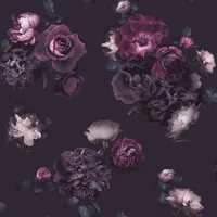 TAPEET ARTHOUSE EUPHORIA FLORAL PLUM