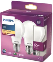 LED LAMP PHILIPS 7 - 60 W A60 E27 MATT KLAAS WW ND 2TK PAKIS