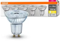 LED LAMP OSRAM 2,6W 827 GU10 5TK PAKIS