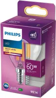 LED LAMP PHILIPS CLASSIC 6,5W E14 P45 FIL KLAAS 2700K PHILIPS