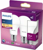 LED LAMP PHILIPS 11W A60 E27 2700K MATT 2TK PAKIS PHILIPS