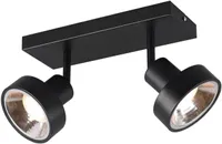 KOHTVALGUSTI TRIO LEON 2X35W GU10 MATT MUST