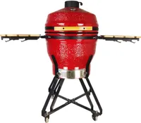 KERAAMILINE SÖEGRILL KAMADO 24'' PUNANE