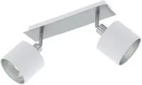 KOHTVALGUSTI EGLO VALBIANO E14 2X40W NIKKEL/VALGE