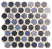 SEINAPLAAT DAKHLA AZURE CIRCLE 30,9X30,9CM 0,86M2 PAKIS