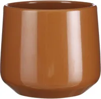 ÜMBRISPOTT MICA DECORATIONS AMBER PRUUN 15,5X17CM