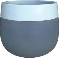 ÜMBRISPOTT KERAAMILINE 39X39X36CM VALGE