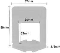 PLAATIMISANKUR 1MM 15-25MM 100 TK PAKIS