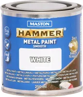 METALLIVÄRV MASTON HAMMER 250ML SILE VALGE