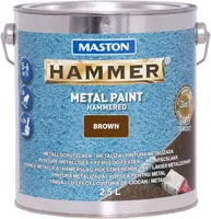 METALLIVÄRV MASTON HAMMER 2,5L VASARALAKK PRUUN