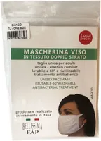NÄOMASK BELLISSIMA VALGE 2 TK PAKIS