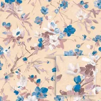 TAPEET SINTRA FLORACION 1,06X10,05M LILLED BEEŽ TAUST