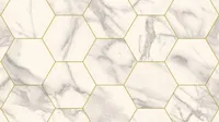 PVC KATE 2M ICONIK 260D MARBLE BIANCO HEXA GOLD