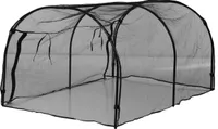 KASVUHOONE PROGARDEN 120X80X60CM MUSTA VÕRGUGA