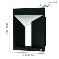 AIAVALGUSTI EGLO NEMBRO LED 10W 900LM IP54 3000K SEIN