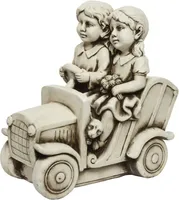 AIAKUJU POISS JA TÜDRUK AUTOS 27X44X46CM 